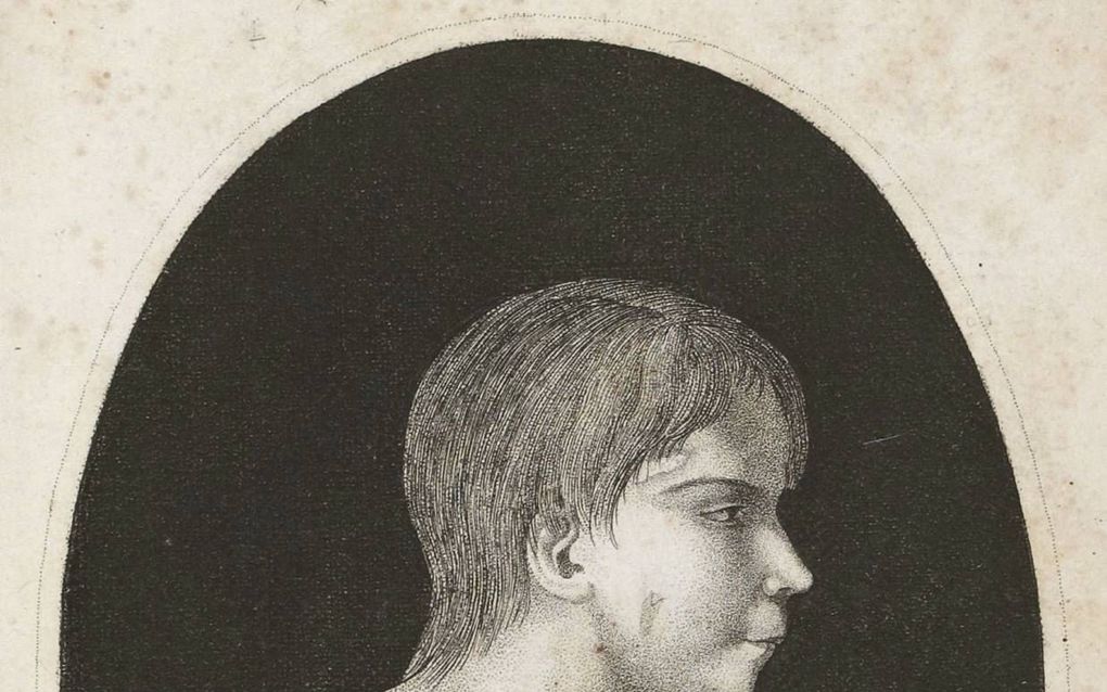 Tekening van Victor ”de Wilde” uit 1801. beeld Wikipedia