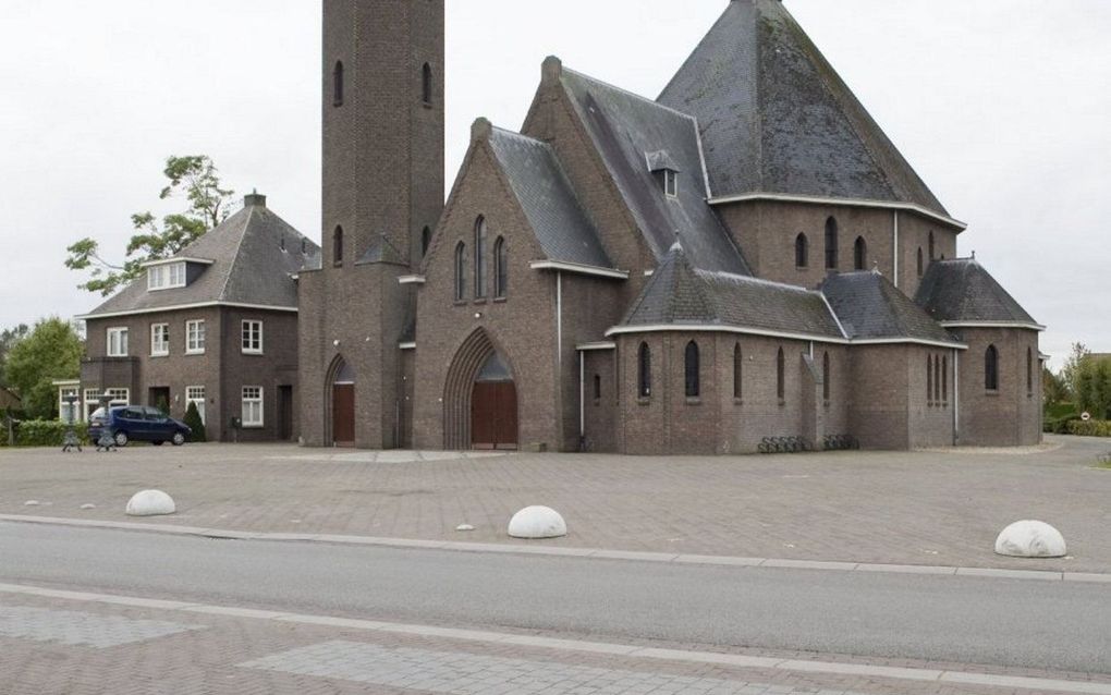 De rooms-katholieke kerk in Rietmolen. beeld Wikimedia