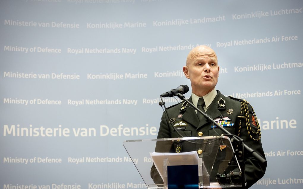 Luitenant-generaal Jan Swillens is vanaf vrijdag commandant van de Koninklijke Landmacht. beeld ANP, Koen van Weel