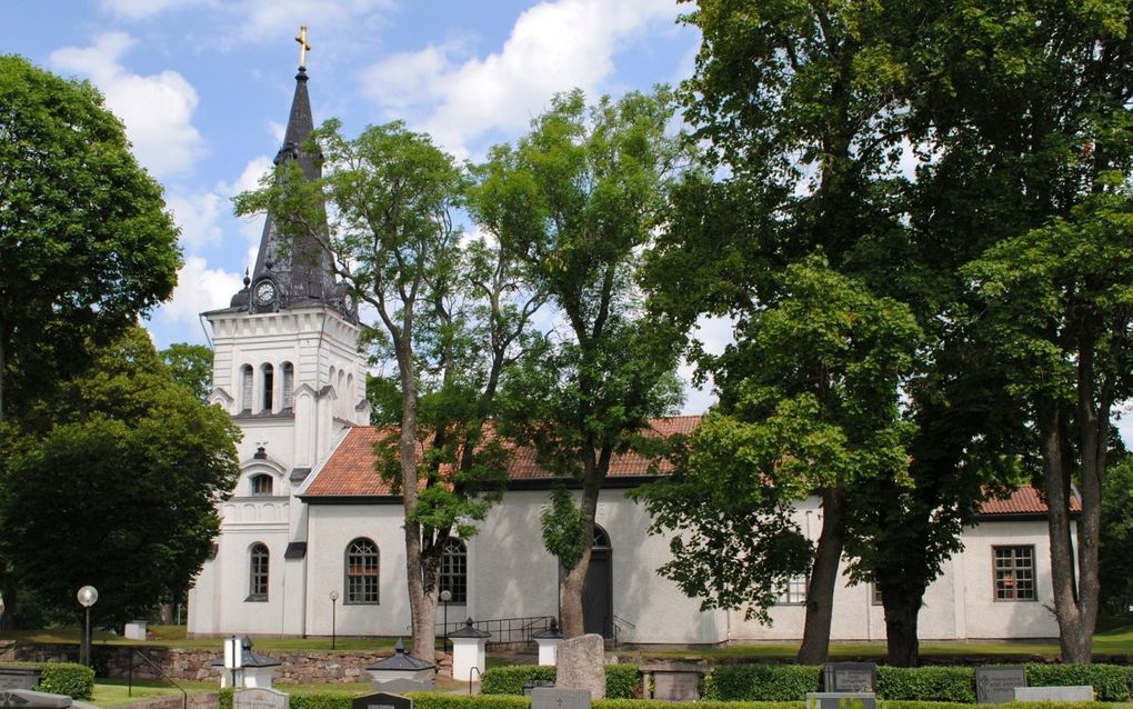 De kerk van Fliseryd. Archiefbeeld uit 2014. beeld Wikimedia, Bernt Fransson