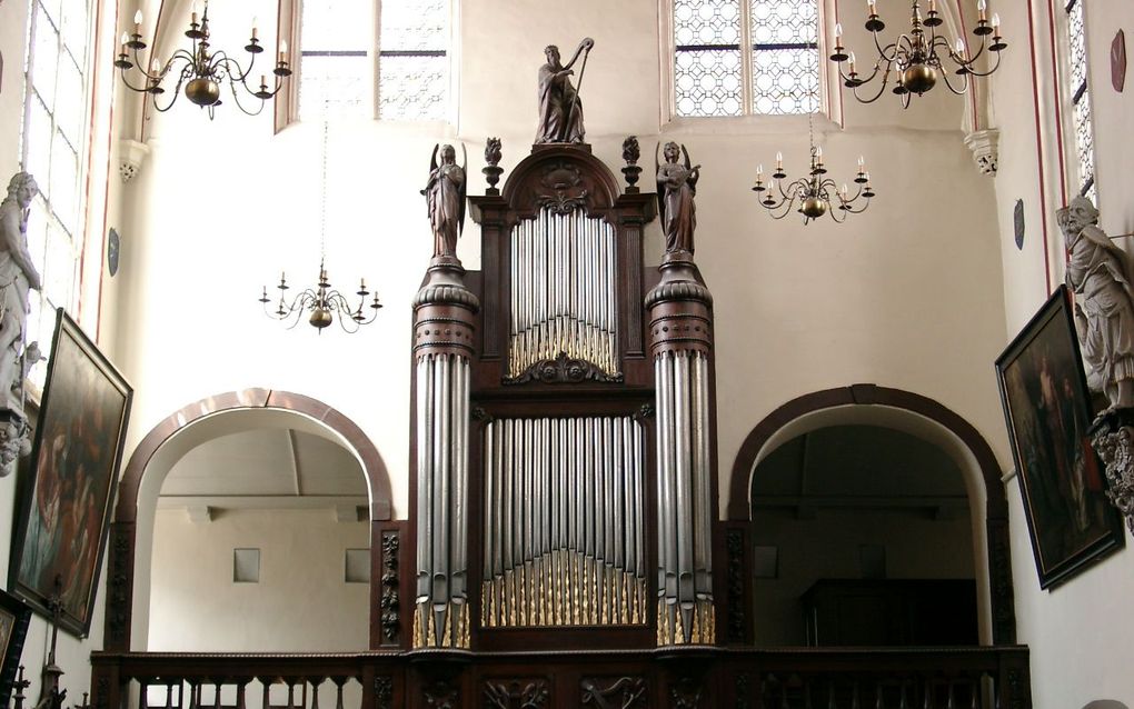 Het orgel in de Keizerskapel in Antwerpen. Foto Calcant.