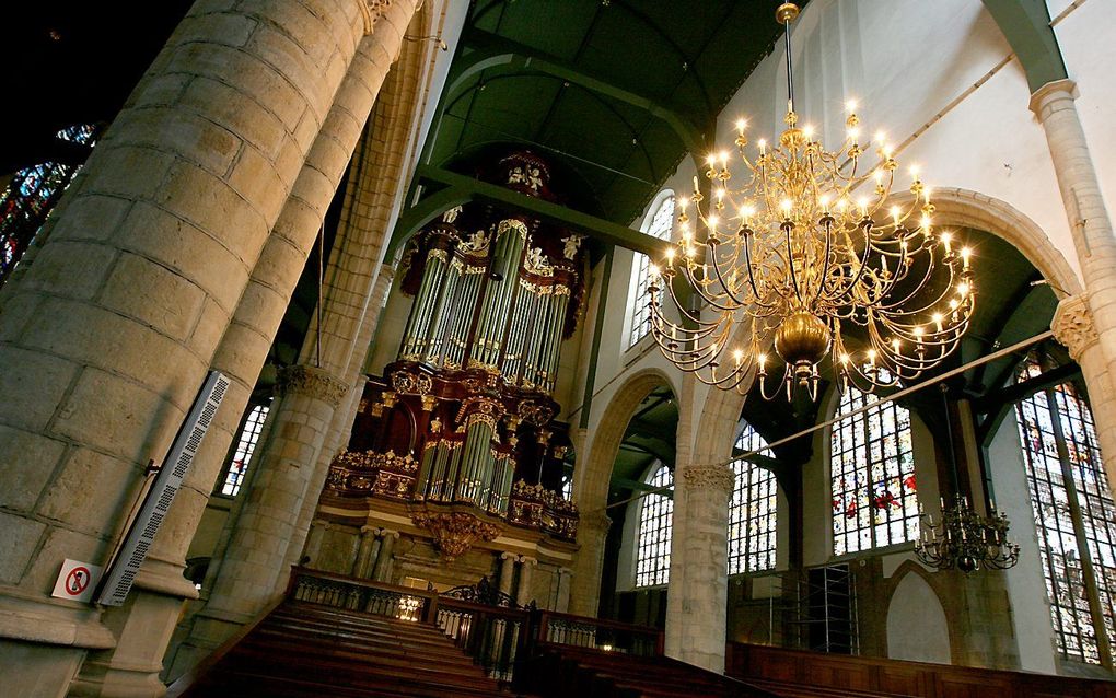 Het orgel in de Goudse Sint-Jan. Foto RD, Anton Dommerholt