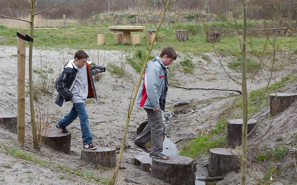 Natuurgebied waar kinderen zich prima vermaken. Foto RD, Anton Dommerholt