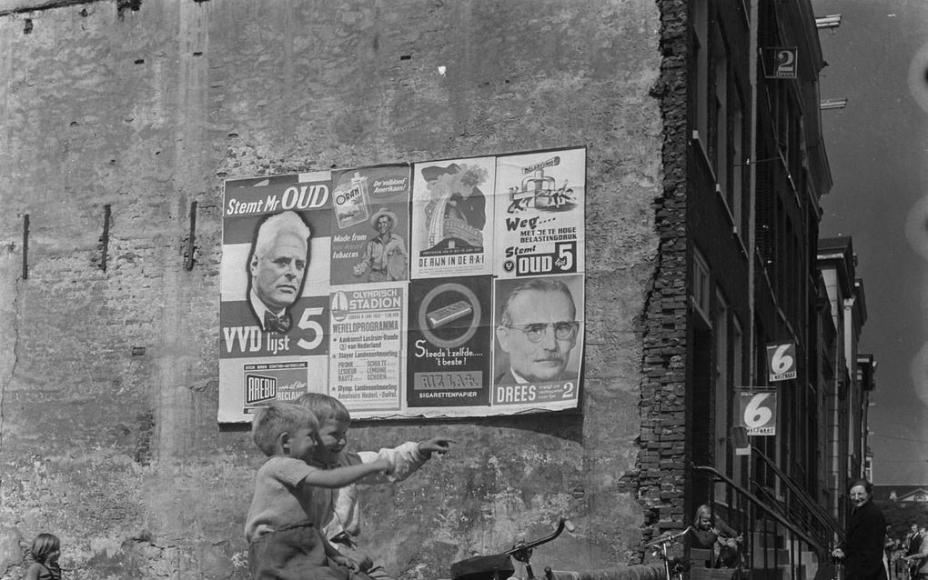 Verkiezingen in Amsterdam. Foto uit besproken boek