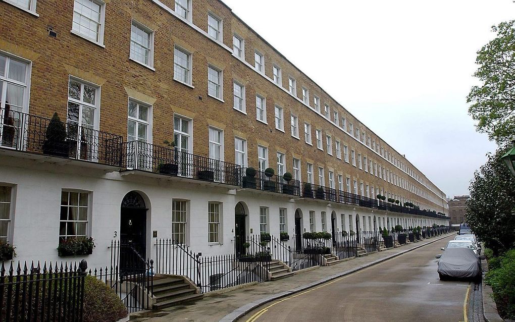 Earls Terrace in Londen, een van de duurste straten van Engeland. Foto EPA