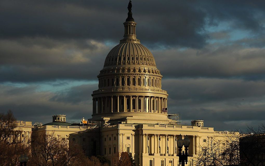 Het Capitool in Washington, waar de Bijbelvoorleesmarathon wordt gehouden. Foto EPA