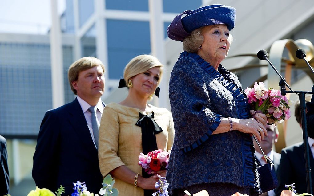 Dankwoord van Beatrix. Foto ANP