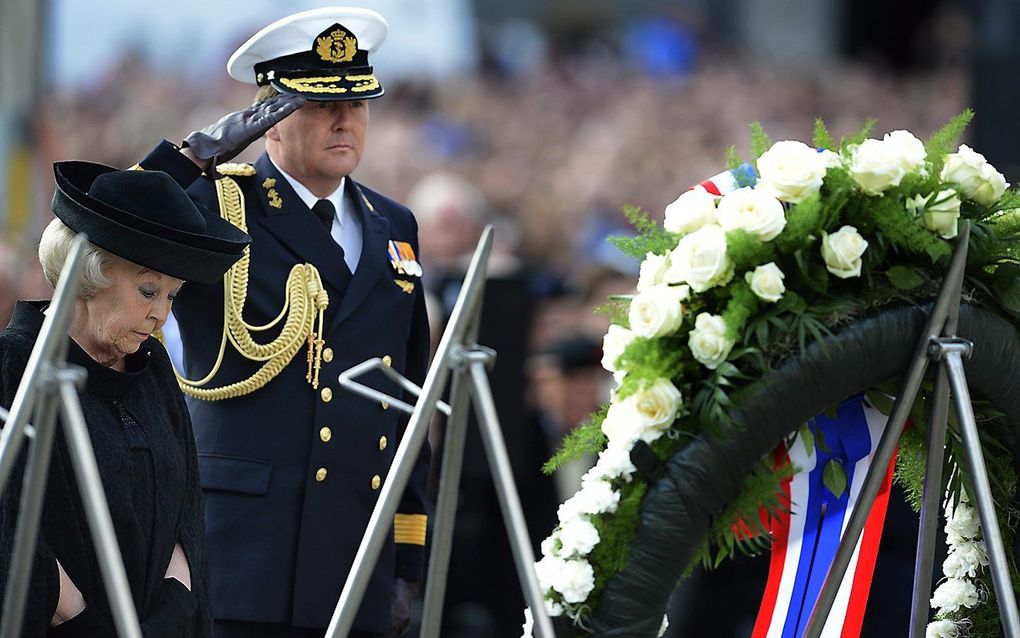 Herdenking op de Dam. Foto ANP