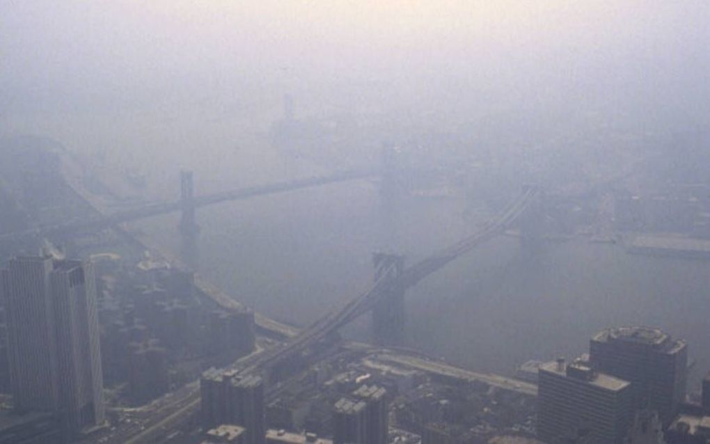 Smog boven New York. Foto phil.cdc.gov/phil