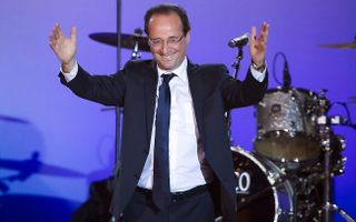 Francois Hollande, de nieuwe president van Frankrijk. Foto EPA