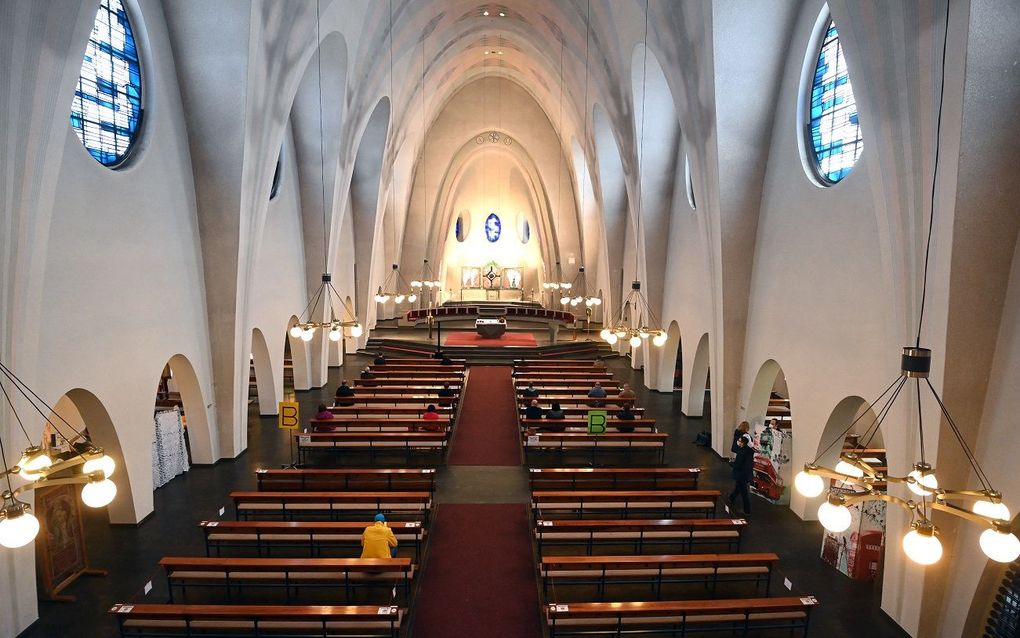 People take a break after they were vaccinated against COVID-19 at the St Antonius Church in Castrop-Rauxel, western Germany. photo AFP, Ina Fassbender