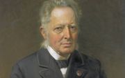 Jan Heemskerk (1818-1897)​ bekleedde het ambt van minister-president, net als zijn zoon Theodoor later. Schilderij van J.H. Neuman, 1896. beeld Wikipedia