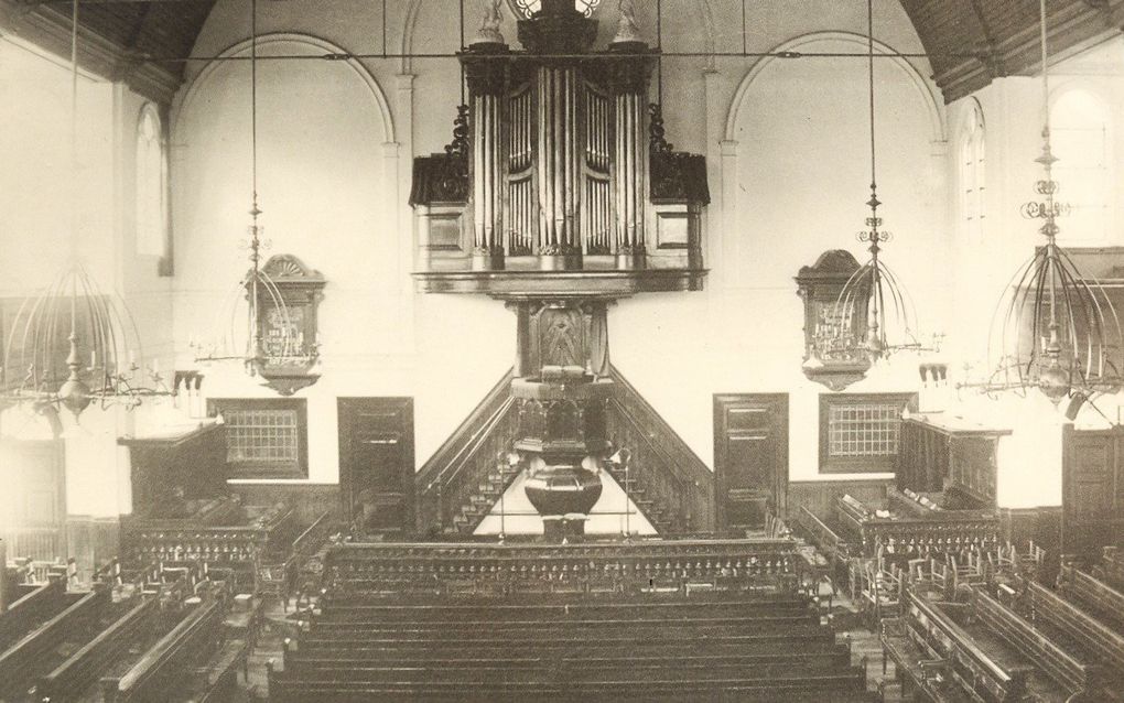 De vereniging vond plaats in de kerk van ds. G.H. Kersten aan de Rotterdamse Boezemsingel. Ds. C. Pieneman had de kerk in 1901 in gebruik genomen. De bouwkosten bedroegen iets minder dan 40.000 gulden en de kerk telde ongeveer duizend zitplaatsen. beeld J.M. Vermeulen