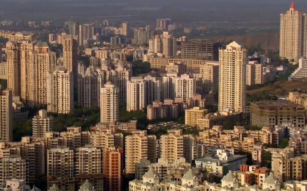 Skyline van Mumbai. beeld Wikimedia, Deepak Gupta