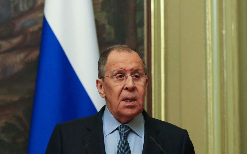 Sergej Lavrov.  beeld AFP, Maxim Shipenkov