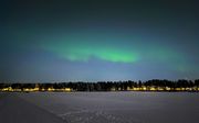 Noorderlicht in Zweden. beeld AFP, Jakob Roland
