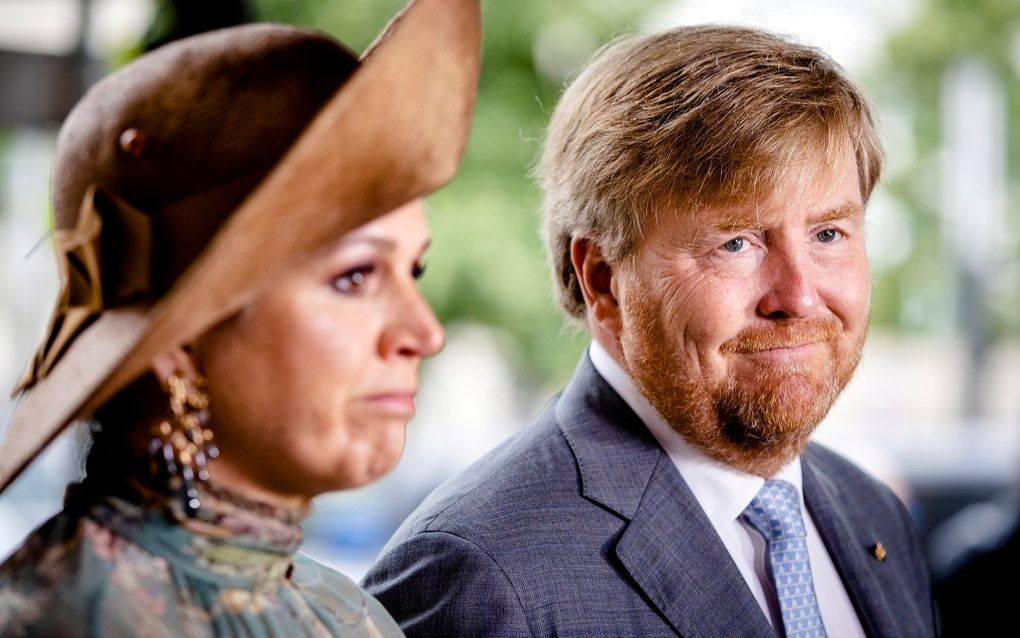 Koning Willem-Alexander en koningin Maxima reageren op het neerschieten van Peter R. de Vries. beeld ANP, Sem van der Wal