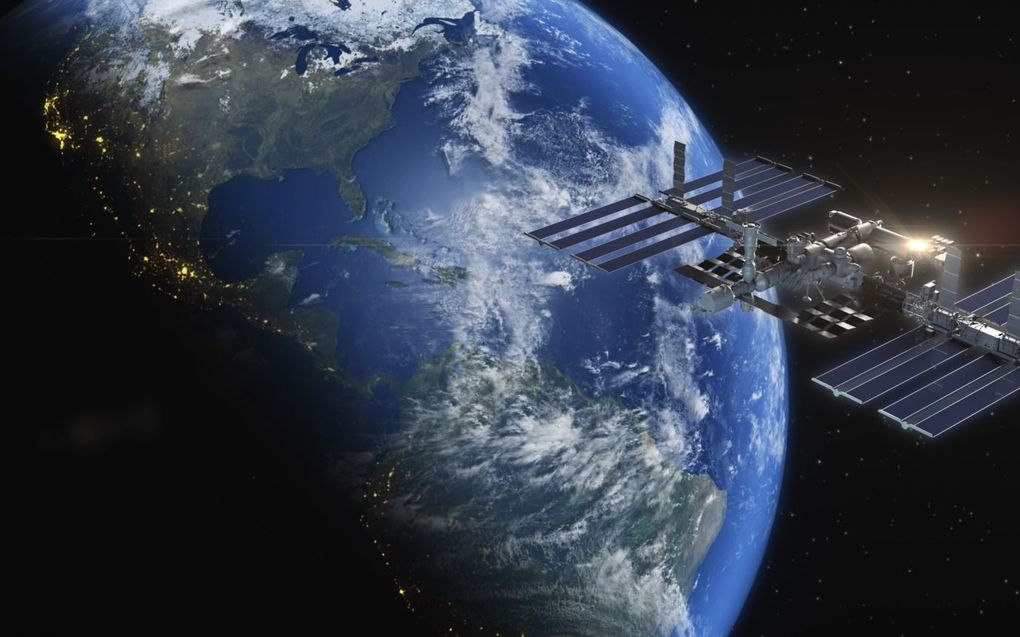 Als Roskosmos zich terugtrekt uit het ISS-project, zou het ruimtestation uit zijn baan kunnen vallen. Vervolgens zou het kunnen neerstorten in de Verenigde Staten of Europa. beeld Getty Images