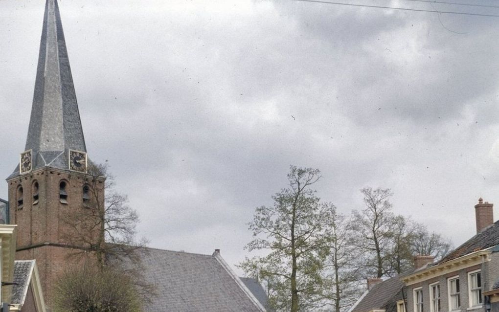 De hervormde kerk in Langbroek. beeld hervormde gemeente Langbroek