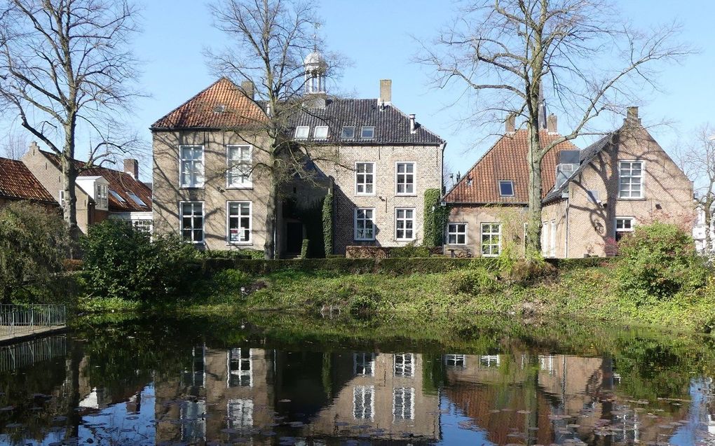 Zicht op een deel van het Slotpark in Oosterhout. beeld G. Lanting