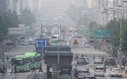Luchtvervuiling in de Zuid-Koreaanse hoofdstad Seoul. beeld EPA/Yonhap