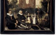 Katholieke familie in de 17e eeuw op bedevaart in Heiloo, schilderij van Gerrit Pietersz. de Jongh. beeld Catharijneconvent