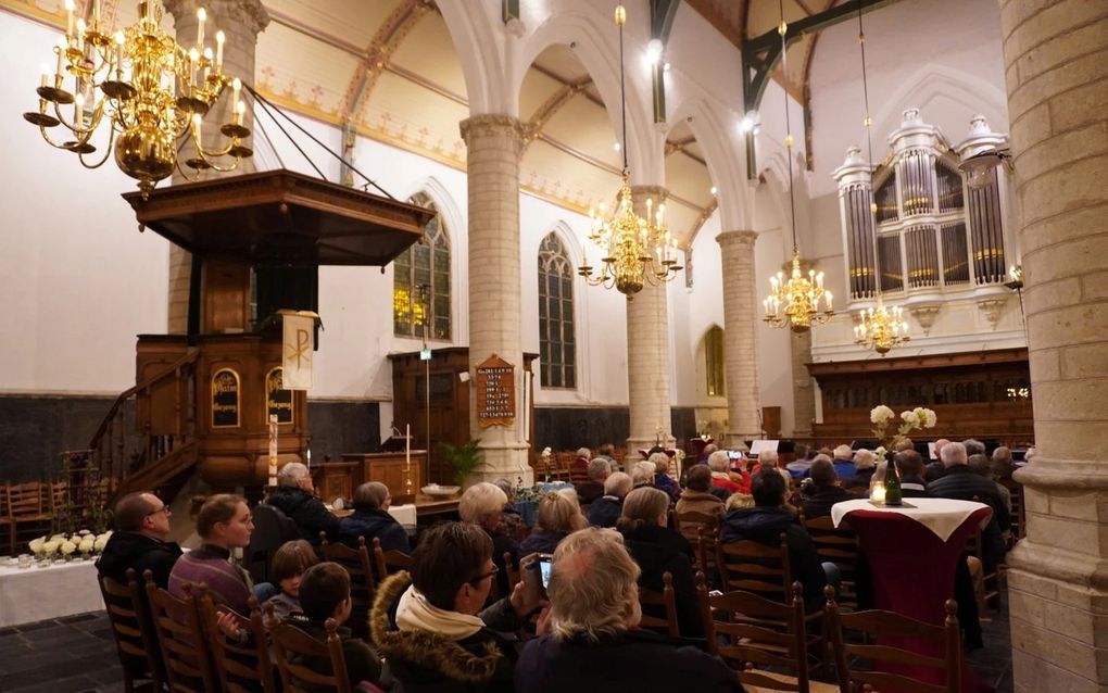 De hervormde dorpskerk van Kapelle tijdens een concert. beeld Stichting Bätz-Witte Concerts Kapelle