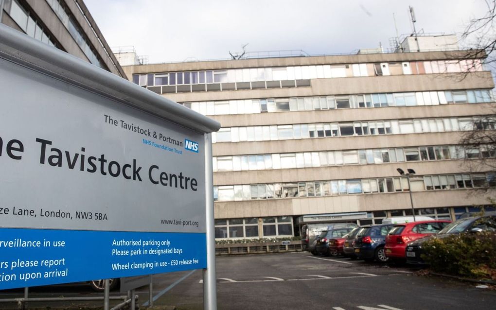 De Tavistock-genderkliniek in Londen. beeld Sky News