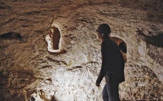 Opgegraven tunnelcomplex in Galilea. beeld Emil Aladjem, Israëlische Oudheidkundige Dienst