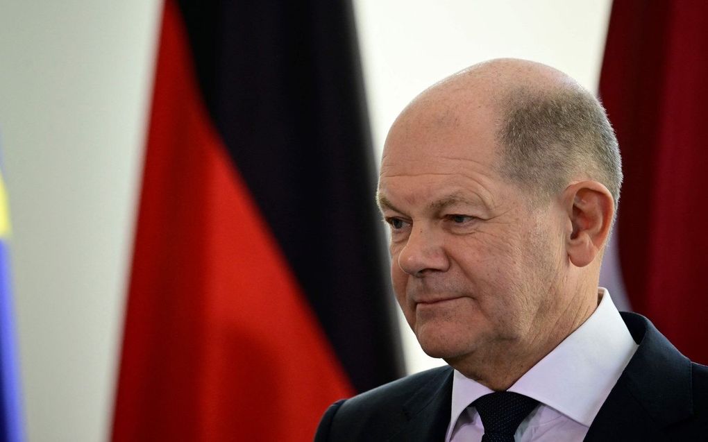 Bondskanselier Olaf Scholz. beeld AFP, Tobias Schwarz