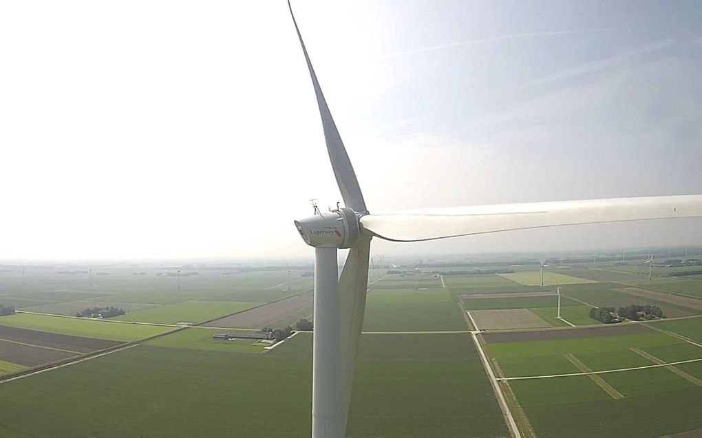 Op de waterstof van één Hygro windturbine kunnen honderd vrachtwagens een jaar rijden. beeld Hygro