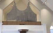 Het orgel in de Sealthiëlkerk te Leerdam. beeld ggiN te Leerdam, Johan Benschop