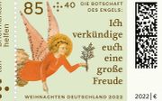 Duitse toeslagzegel voor Kerst. beeld Idea