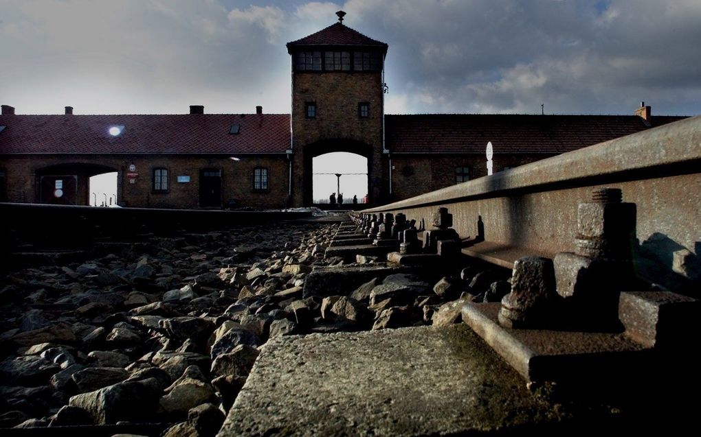 De spoorlijn naar vernietigingskamp Auschwitz. Foto ANP