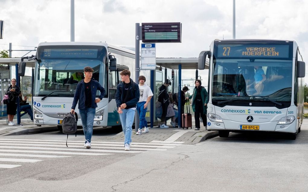 Het busstation van Goes. beeld Dirk-Jan Gjeltema