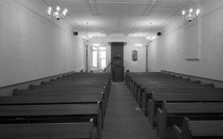 De eerste vergadering van de Oud Gereformeerde Gemeenten in Nederland was op 22 april 1948 in de kerkzaal in de Utrechtse Ambachtstraat. Die zaal was in 1918 aangekocht door de vrije samenkomst van ds. A. Potuyt. beeld Utrechts Archief, fotodienst GAU