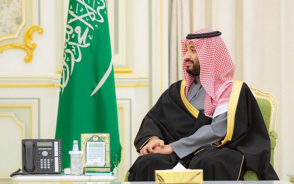 Kroonprins Mohammed bin Salman. beeld EPA, Bandar Aljaloud