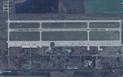 Luchtfoto van de vliegbasis Engels. beeld AFP