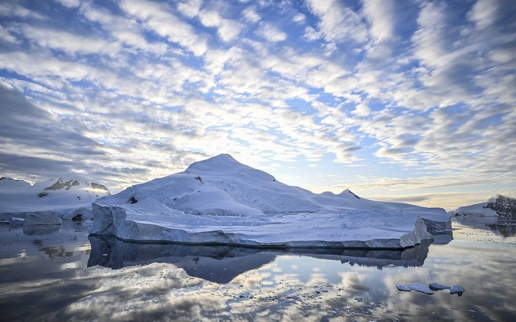 De ijskap van Antarctica bevat 30 miljoen kubieke kilometer ijs. beeld AFP, Juan Barreto