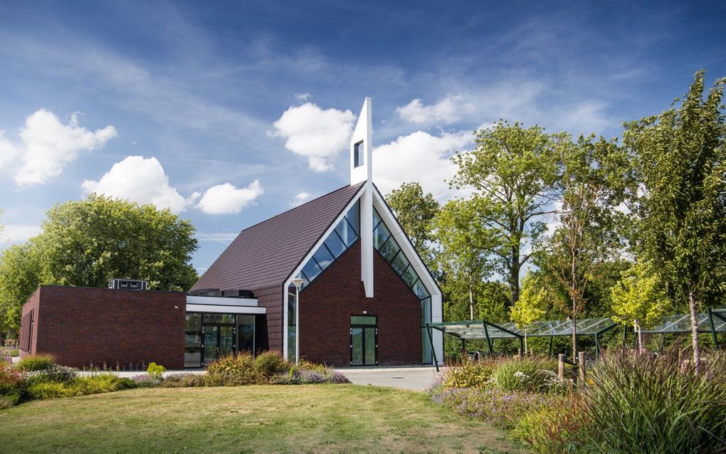 Kerkgebouw van de hersteld hervormde gemeente in Tholen. beeld hhg Tholen