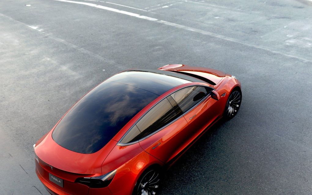 Tesla Model 3. beeld EPA