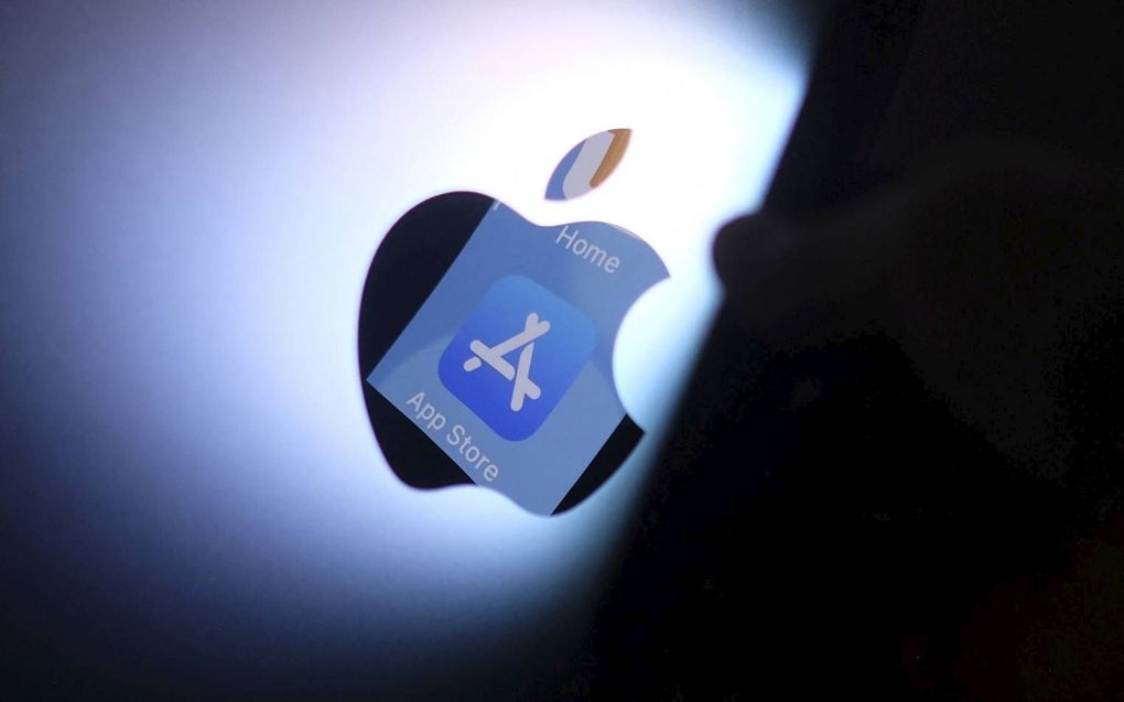 Apple gaat medewerkers vragen naar vaccinatiestatus. beeld AFP, Chris Delmas