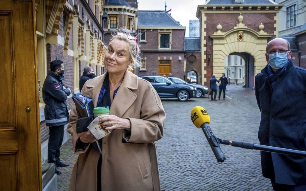 Een reactie van D66-lijsttrekker Kaag op de uitdaging van SGP-voorman Van der Staaij blijft vooralsnog uit. beeld ANP, Lex van Lieshout