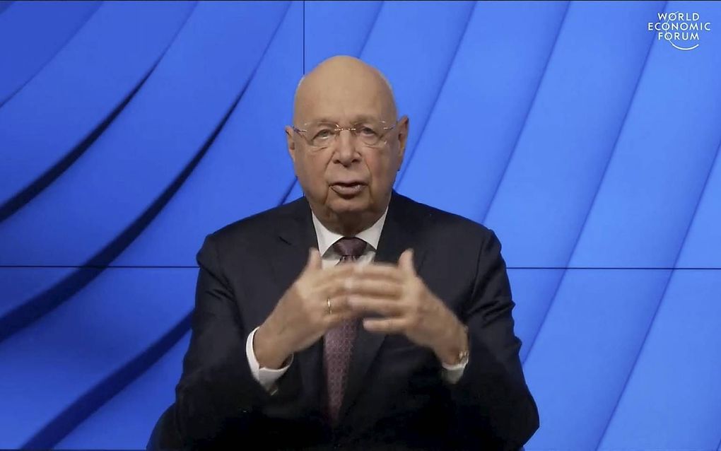 WEF-grondlegger Klaus Schwab. beeld AFP, World Economic Forum