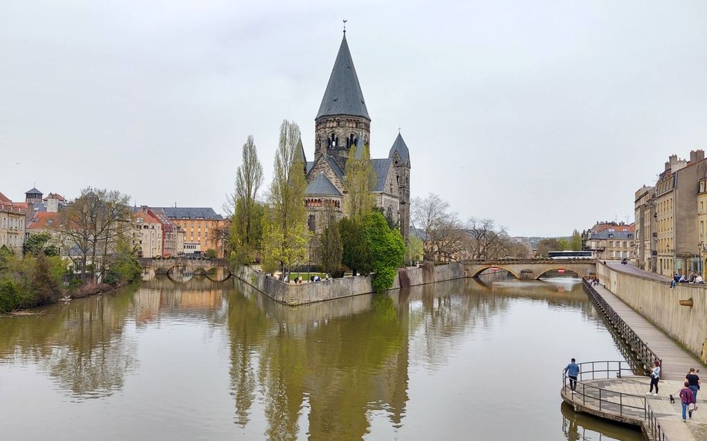 De Temple Neuf in Metz.  beeld Wim Eradus