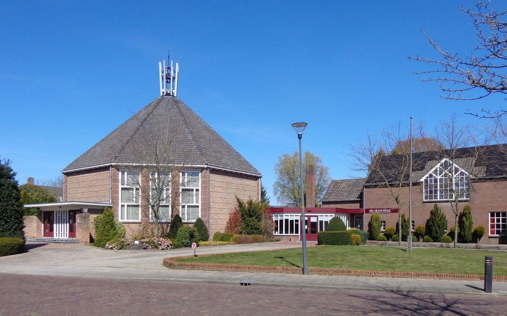 Kerkgebouw van protestantse gemeente De Achthoek in Scherpenzeel. beeld Wikimedia