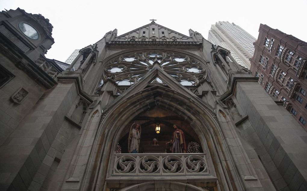 Rooms-katholieke kerk in Chicago.  beeld AFP, Kamil Krzaczynski