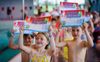Kinderen met zwemdiploma. beeld ANP, Marco de Swart