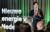 D66-leider Rob Jetten vrijdag bij de presentatie van het concept-verkiezingsprogramma van de partij. beeld ANP, Remko de Waal