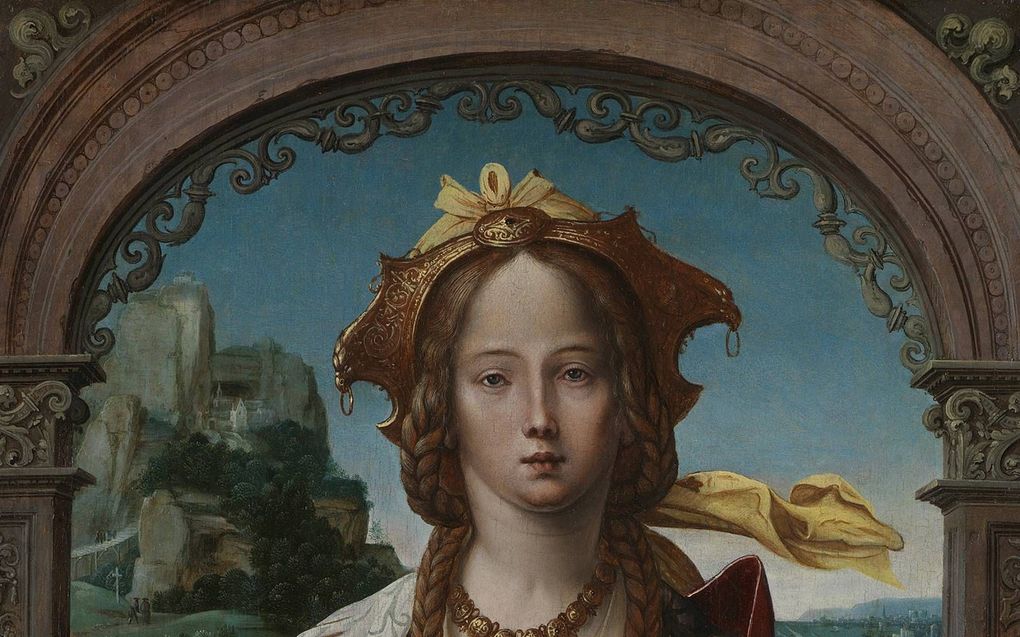 Portret van Maria Magdalena uit atelier Meester van 1518, gemaakt vóór 1524. beeld The National Gallery, Londen